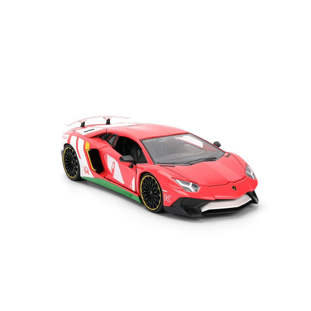Hollywood Rides Sonic the Hedgehog Classic Lamborghini Aventador SV 1:24 Scale Die-Cast Metal Vehicle & Knuckles Figure