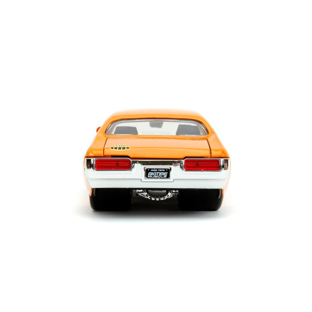 Bigtime Muscle 1969 Pontiac GTO Judge Orange 1:24 Scale Die-Cast Metal Vehicle