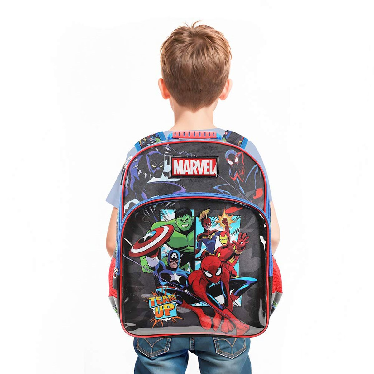 Marvel Universe Team Up Youth Backpack 6-Piece Set