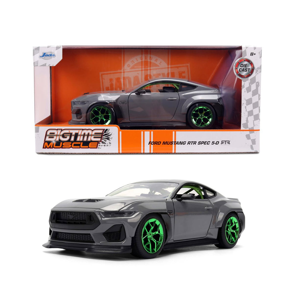 Bigtime Muscle Ford Mustang RTR Spec 5-D 1:24 Scale Die-Cast Metal Vehicle