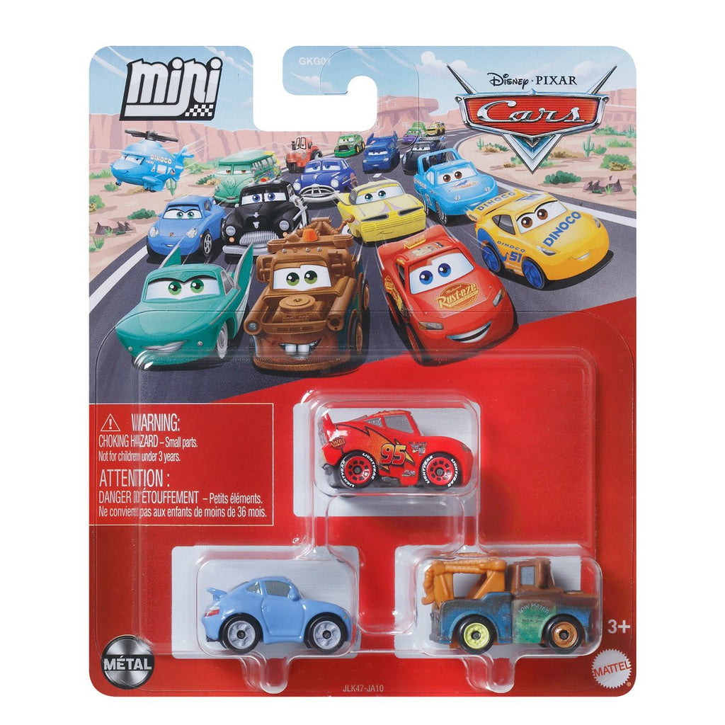Cars Mini Racers 3-Pack 2026 Mix 2 Case of 6