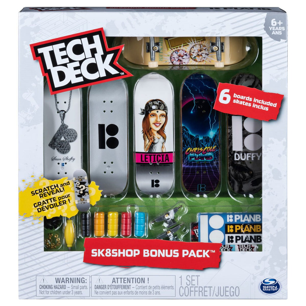 Tech Deck Sk8shop Fingerboard Mini Skateboards Bonus Pack