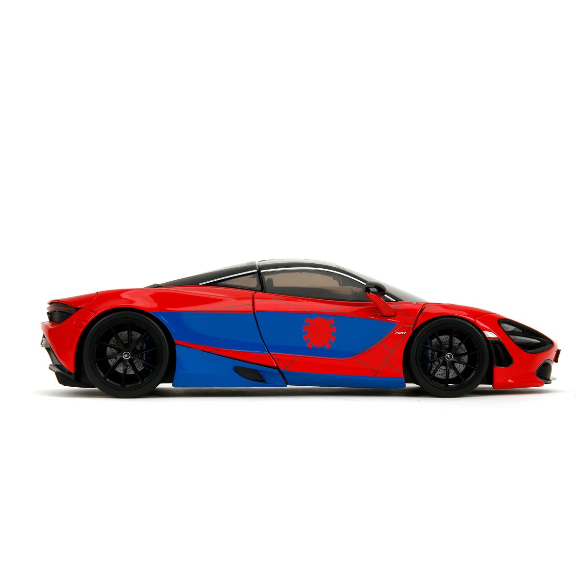 Hollywood Rides Marvel Spider-Man McLaren 720S 1:24 Scale Die-Cast Metal Vehicle with Spider-Man Figure