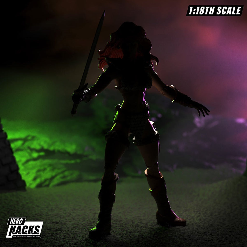 Hero H.A.C.K.S. Red Sonja 1:18 Scale Action Figure