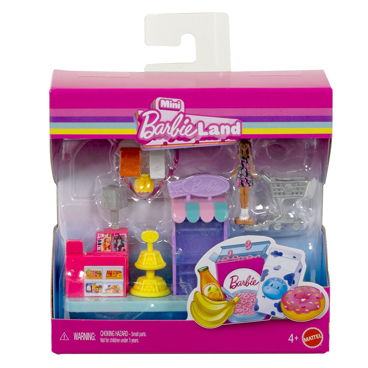 Mini BarbieLand Doll and Playset Display Case of 8