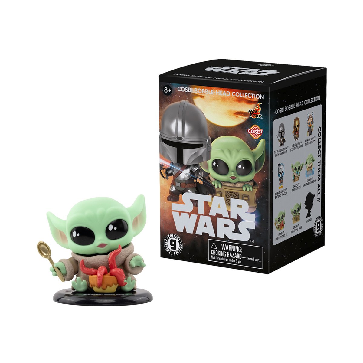 Star Wars Cosbi Bobble-Head Collection Series 3 Blind-Box Mini-Figure Case of 8