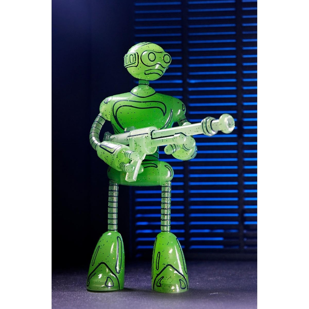 Teenage Mutant Ninja Turtles Mirage Comics Transmat Fugitoid Glow-in-the-Dark 7-Inch Scale Action Figure