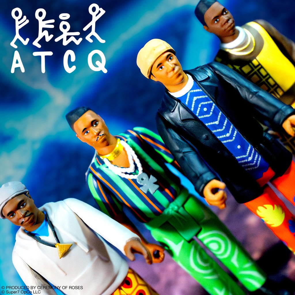 A Tribe Called Quest People's Instinctive Travels and the Paths of Rhythm 3 3/4-Inch ReAction Figures 4-Pack