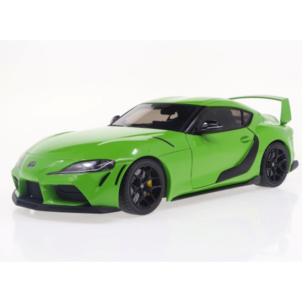 2023 Toyota GR Supra Streetfighter Edition Bright Green 1:18 Scale Die-Cast Metal Vehicle