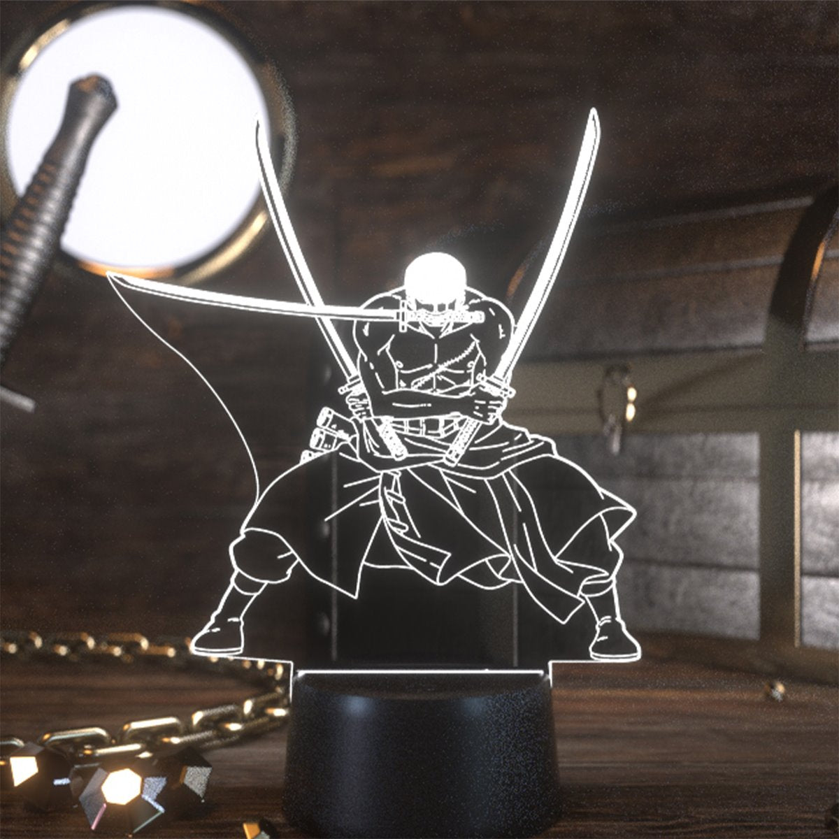 One Piece Zoro Otaku Lamp