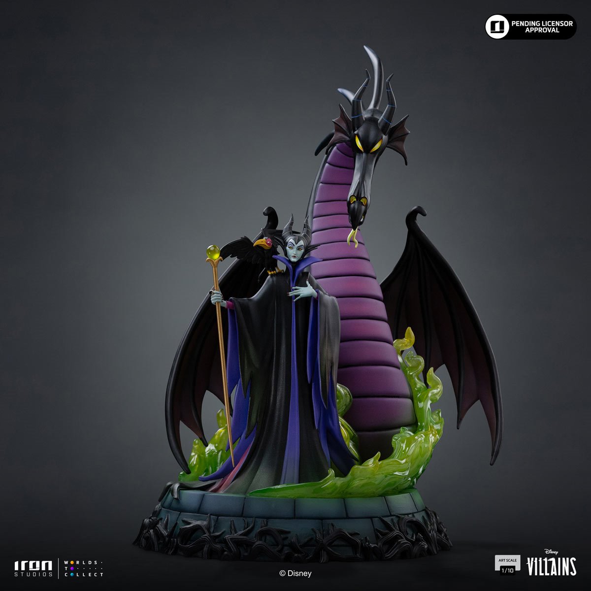 Sleeping Beauty Maleficent Disney's Villains 1:10 Art Scale Statue