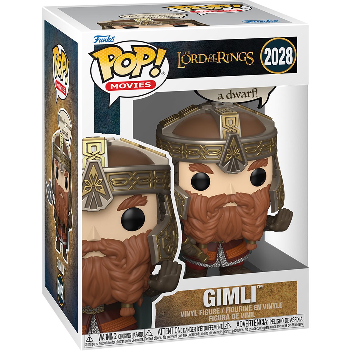 The Lord of the Rings Gimli Pop! Sayings Funko Pop! Vinyl Figure #2028