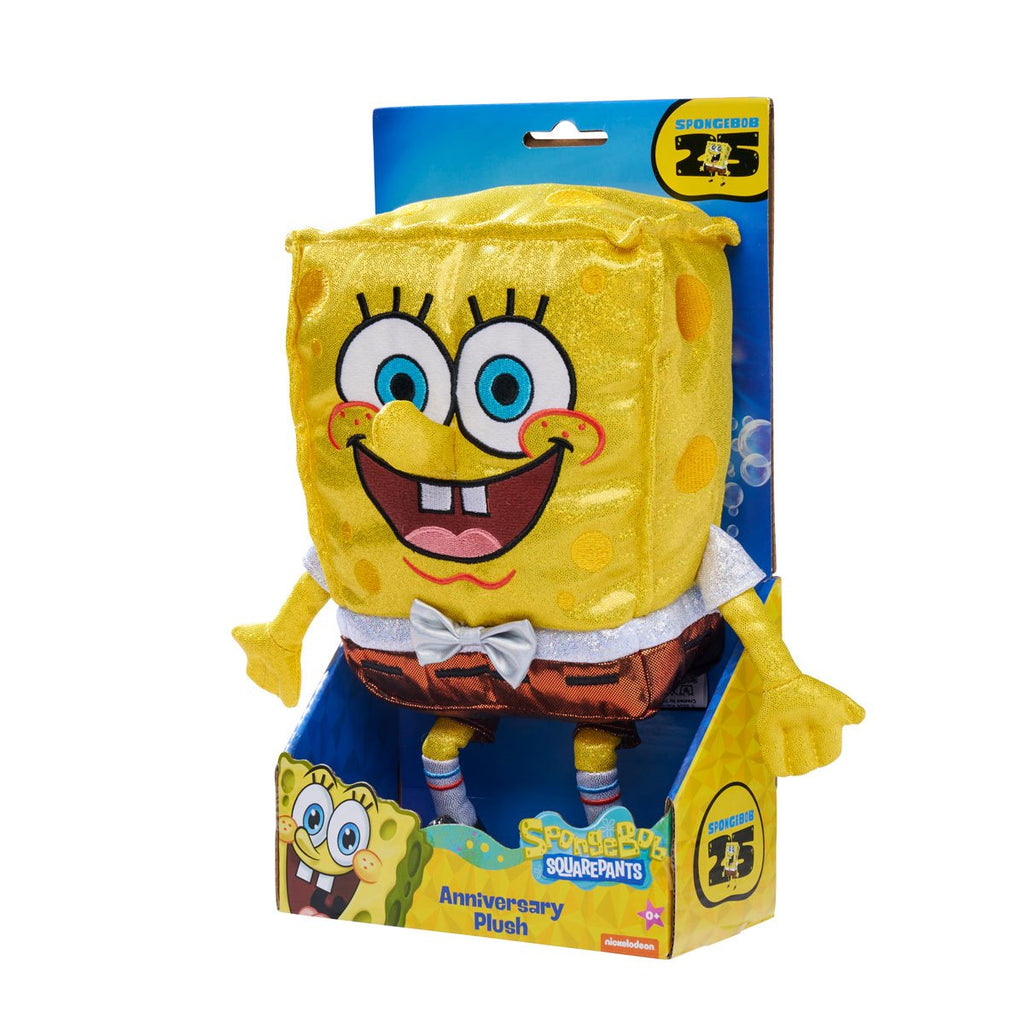 SpongeBob SquarePants 25th Anniversary Glittering 12-Inch Plush