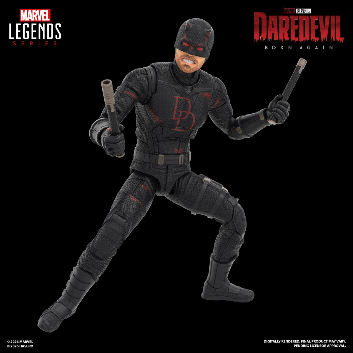 Daredevil: Born Again Marvel Legends Series  Daredevil & Jessica Jones 6-Inch Action Figures