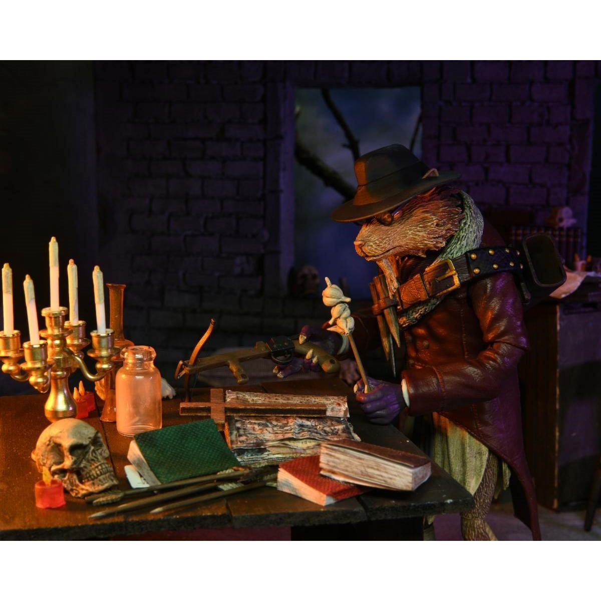 Universal Monsters x Teenage Mutant Ninja Turtles Ultimate Splinter as Van Helsing 7-Inch Scale Action Figure