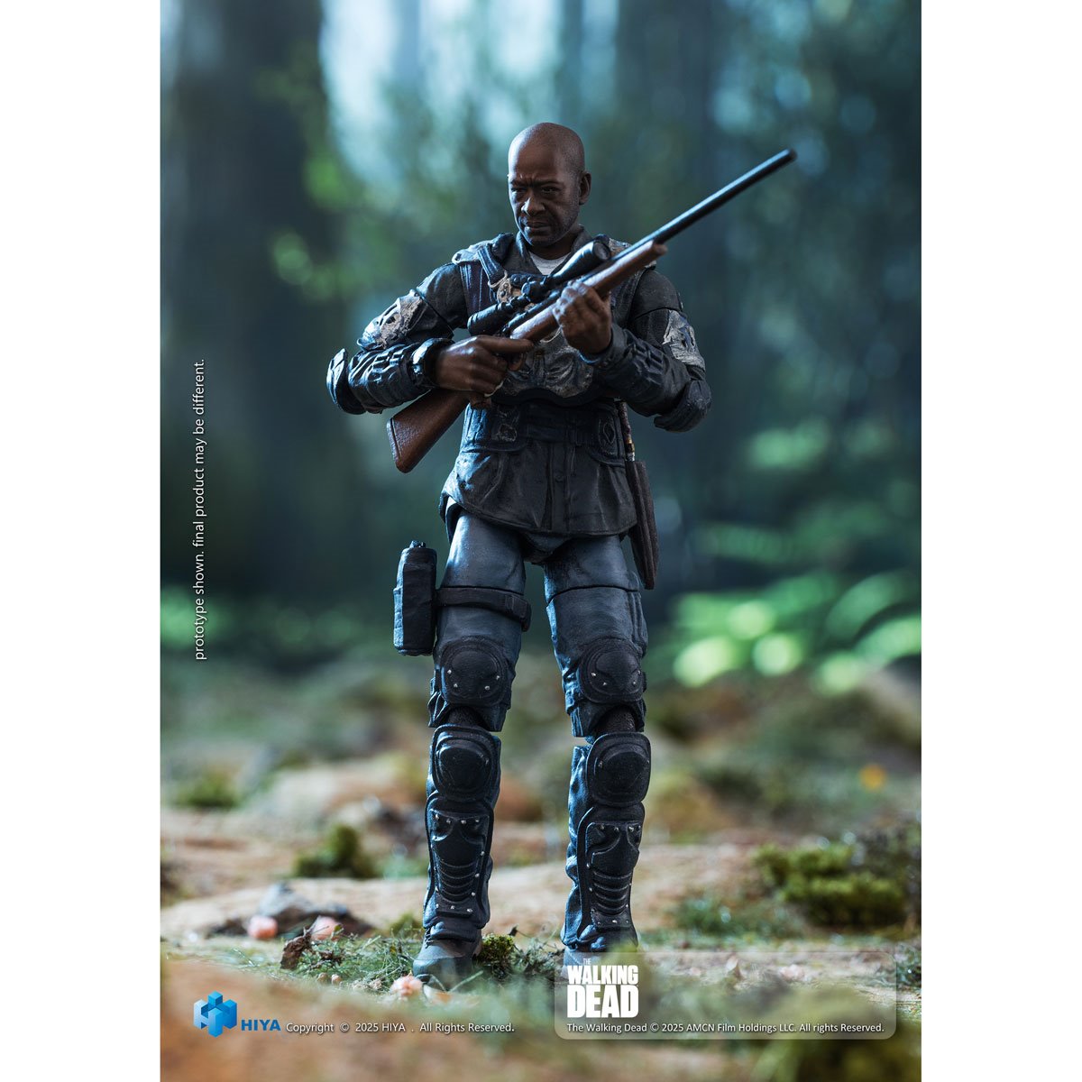 The Walking Dead Morgan Jones 4-Inch Exquisite Mini Series 1:18 Scale Action Figure