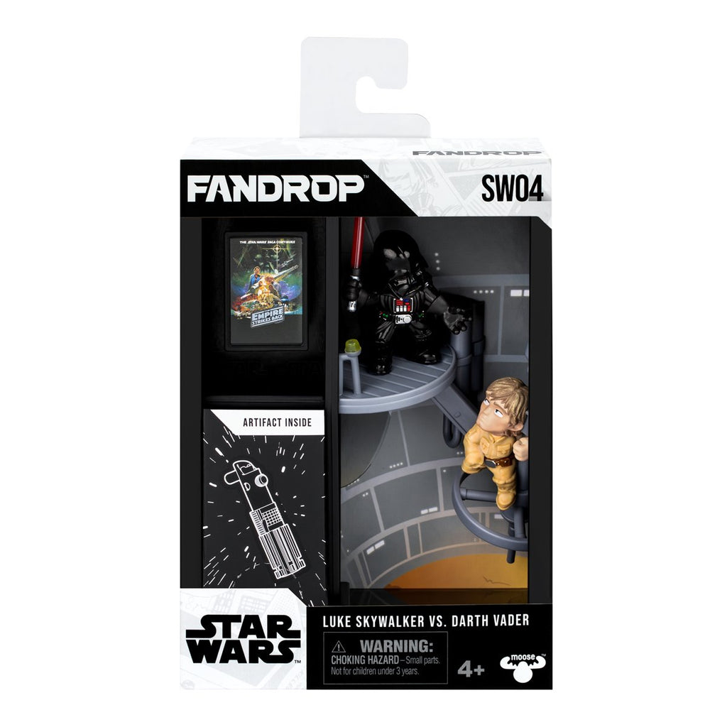 Star Wars Luke Skywalker Vs Darth Vader Fandrop Figure Diorama