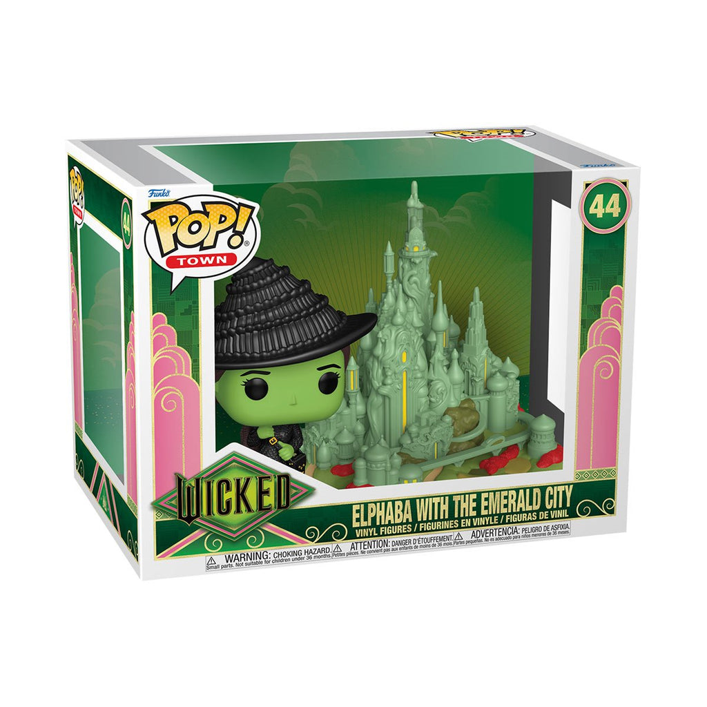 Wicked Part 1 Elphaba with The Emerald City Funko Pop Town #44