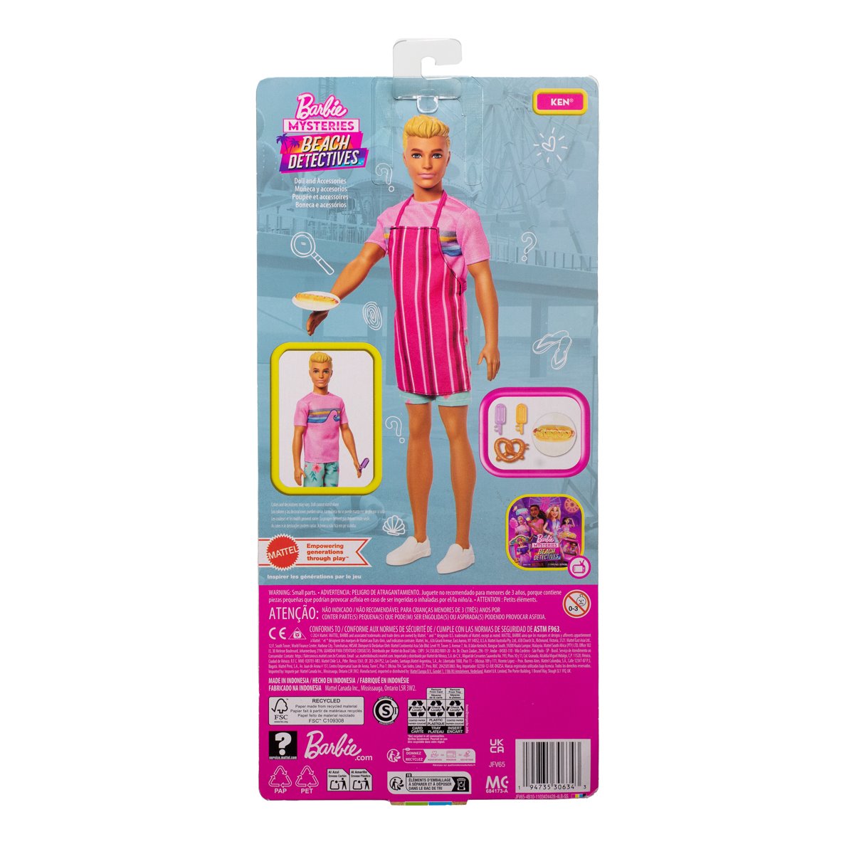 Barbie Mysteries: Beach Detectives Ken Doll