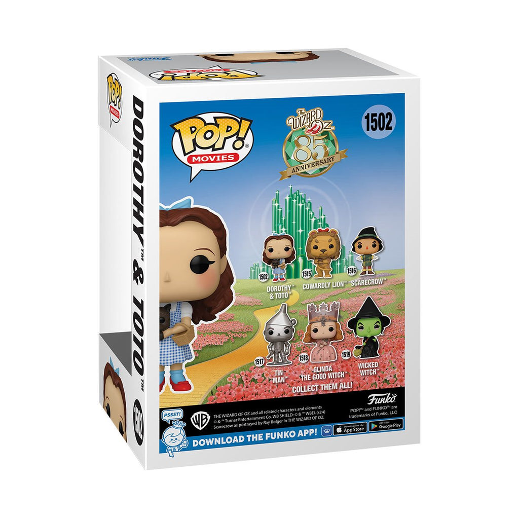 The Wizard of Oz Dorothy and Toto Funko Pop! Vinyl Figure #1502 and Buddy