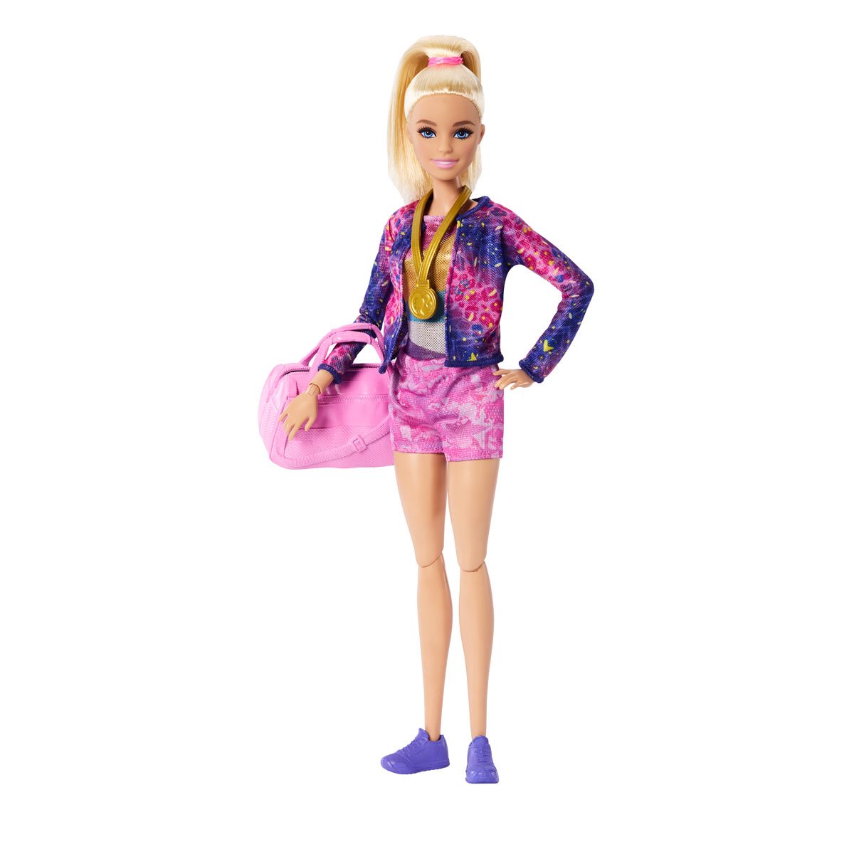 Barbie Gymnastics Playset and Doll with Blonde Hair