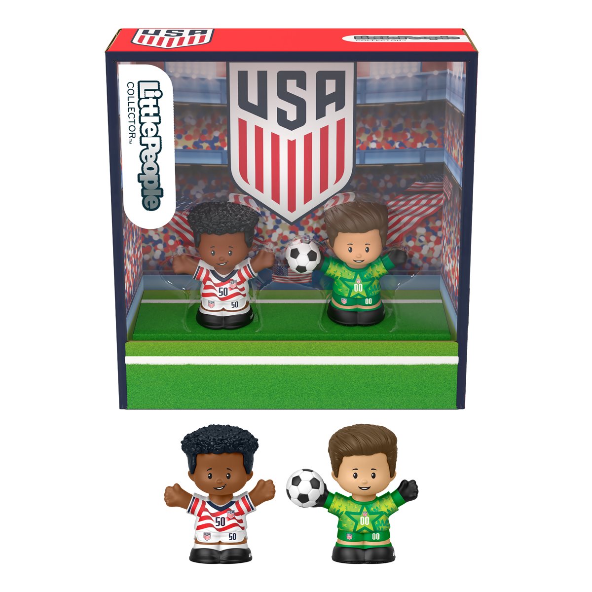 U.S. Soccer Little People Collector Figure Set