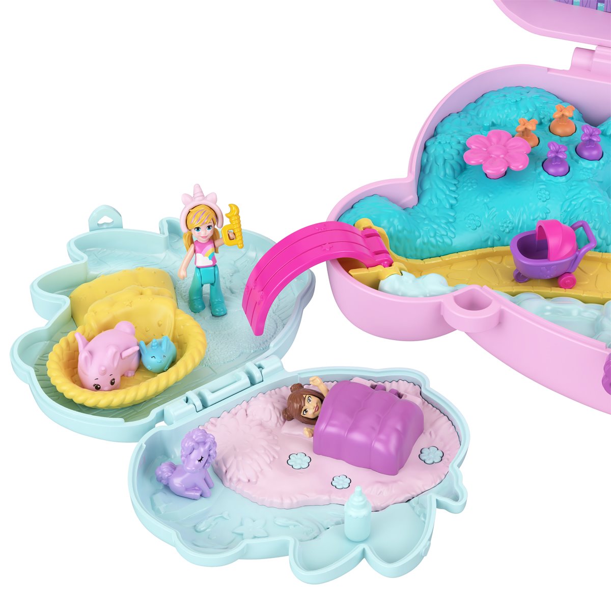 Polly Pocket 2-In-1 Bunny Fun Compact Playset