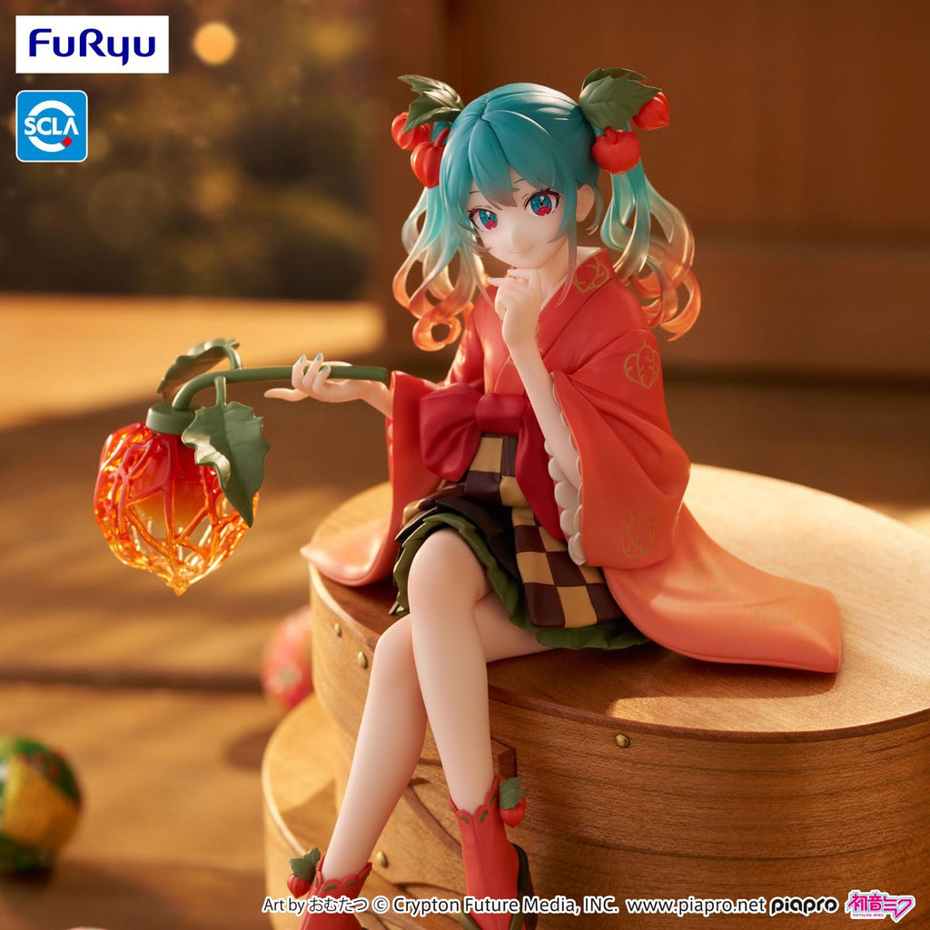 Vocaloid Hatsune Miku Flower Fairy Winter Cherry Noodle Stopper Statue