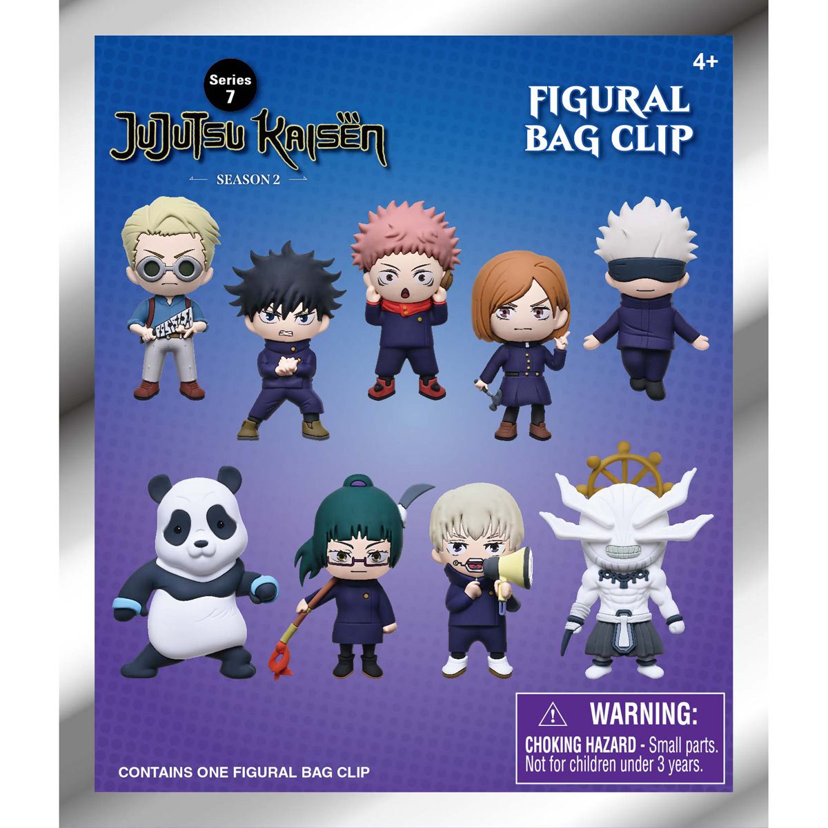 Jujutsu Kaisen Series 7 3D Foam Bag Clip Random 6-Pack