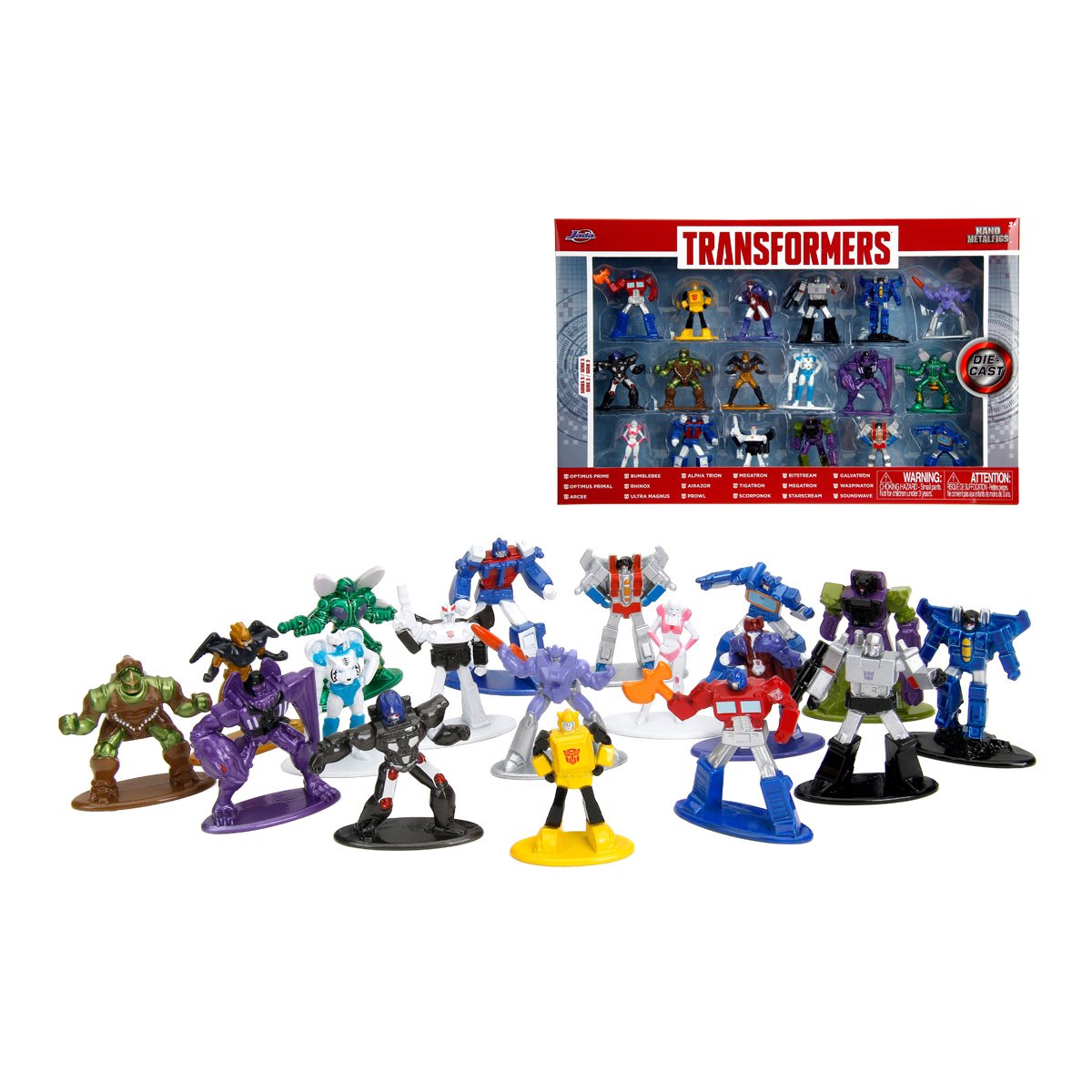 Transformers Nano MetalFigs Die-Cast Metal Mini-Figure Wave 3 18-Pack