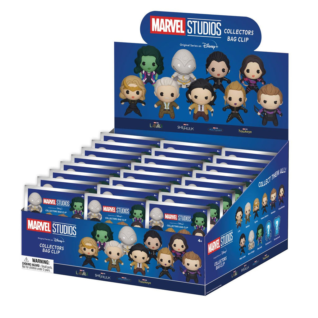 Marvel Studios Characters 3D Foam Bag Clip Random 6-Pack