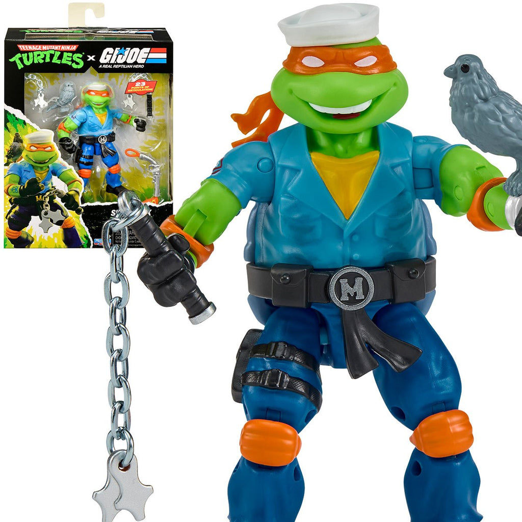 Teenage Mutant Ninja Turtles x G.I. Joe Mikey x Shipwreck Action Figure