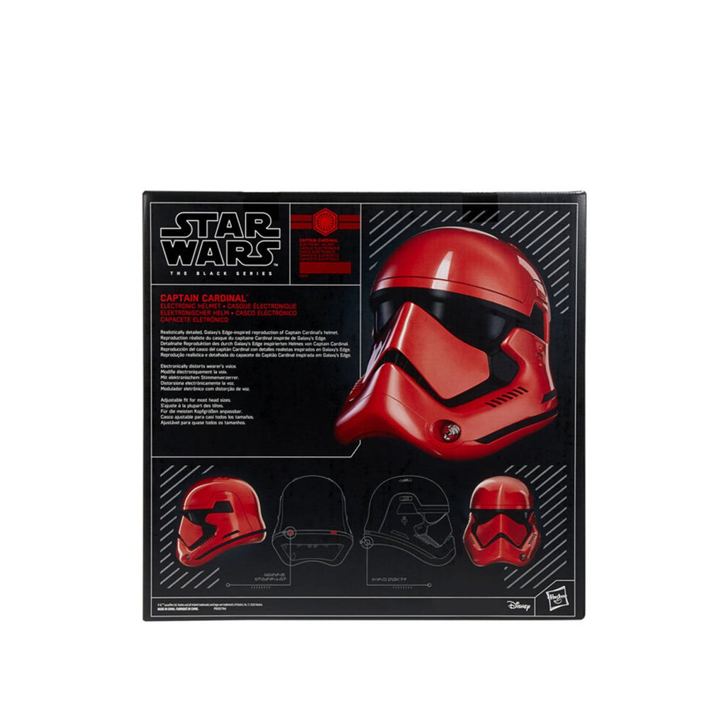 Star Wars The Black Series Galaxy's Edge Captain Cardinal Electronic Helmet Prop Replica