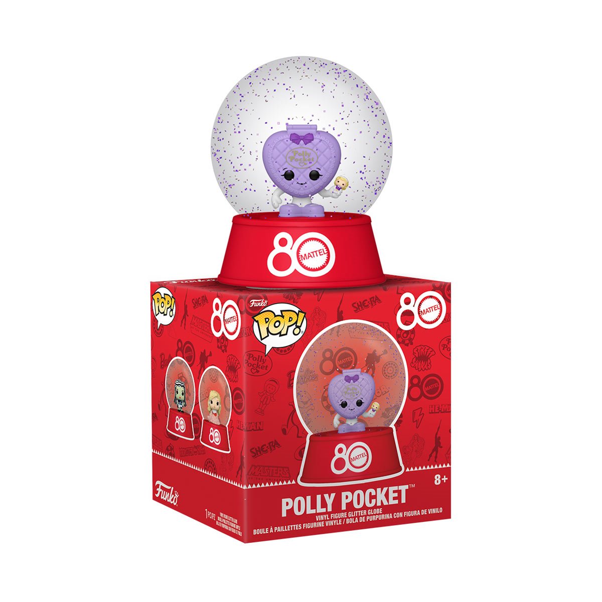 Retro Toys Polly Pocket Mini Snow Globe