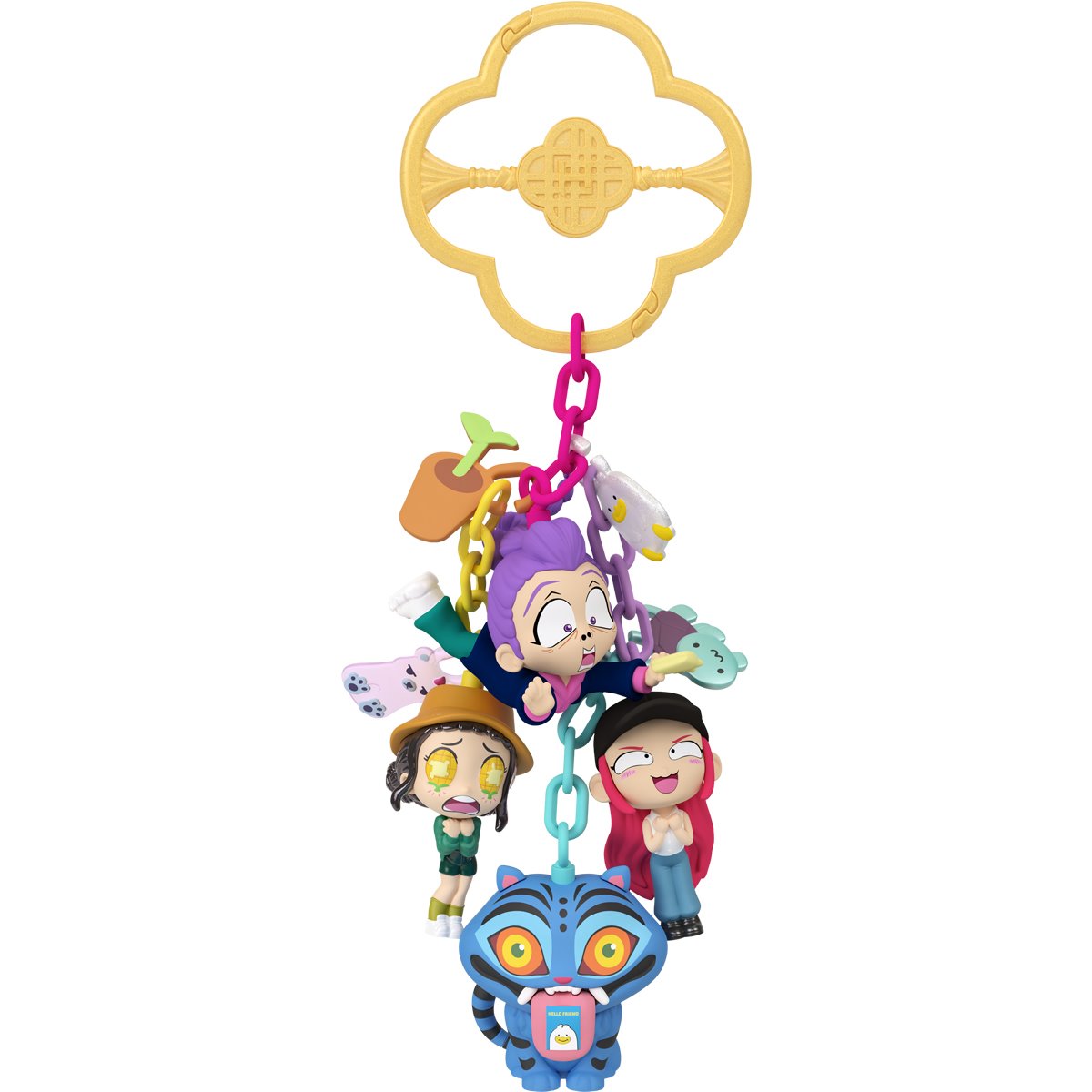 KPop Demon Hunters Mini-Figure Key Chain Blind Box Set of 3
