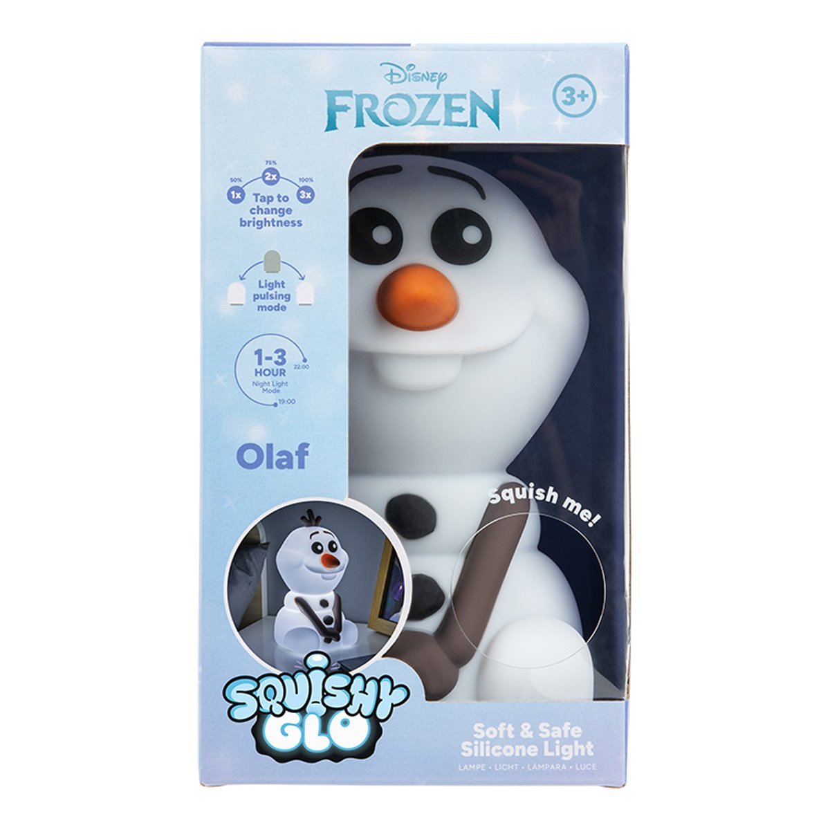 Frozen Olaf SquishyGlo Silicone Rechargeable Light