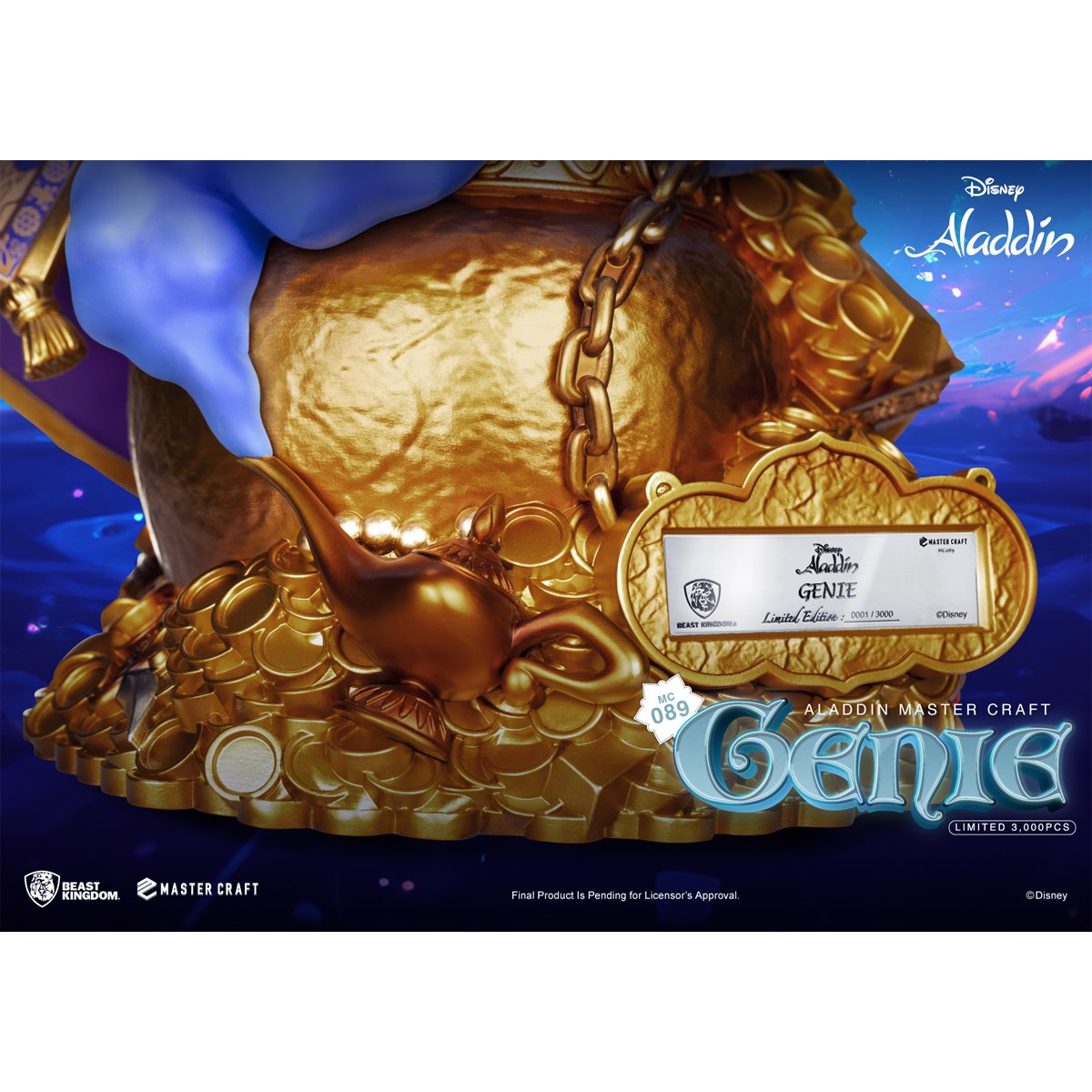Disney Aladdin Genie MC-089 Master Craft Statue