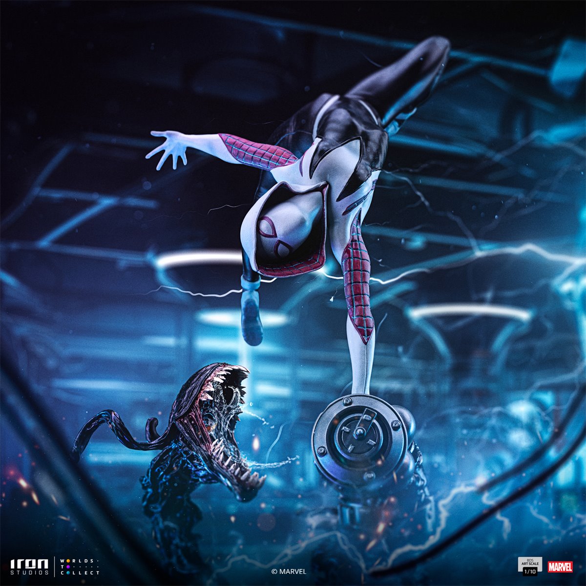 Ghost-Spider Spider-Man vs Villains Battle Diorama Series 1:10 Art Scale Limited Edition Statue