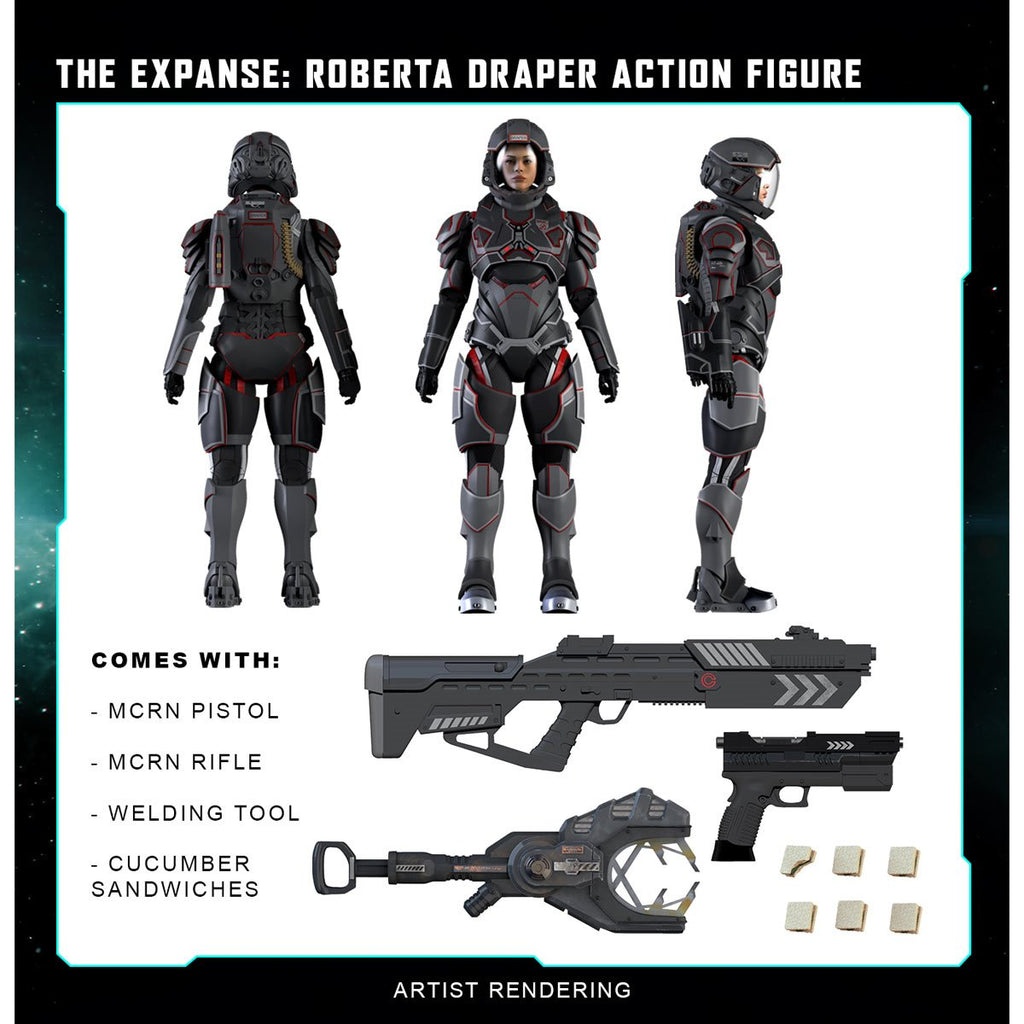 The Expanse Bobbie Draper 1:12 Scale Action Figure