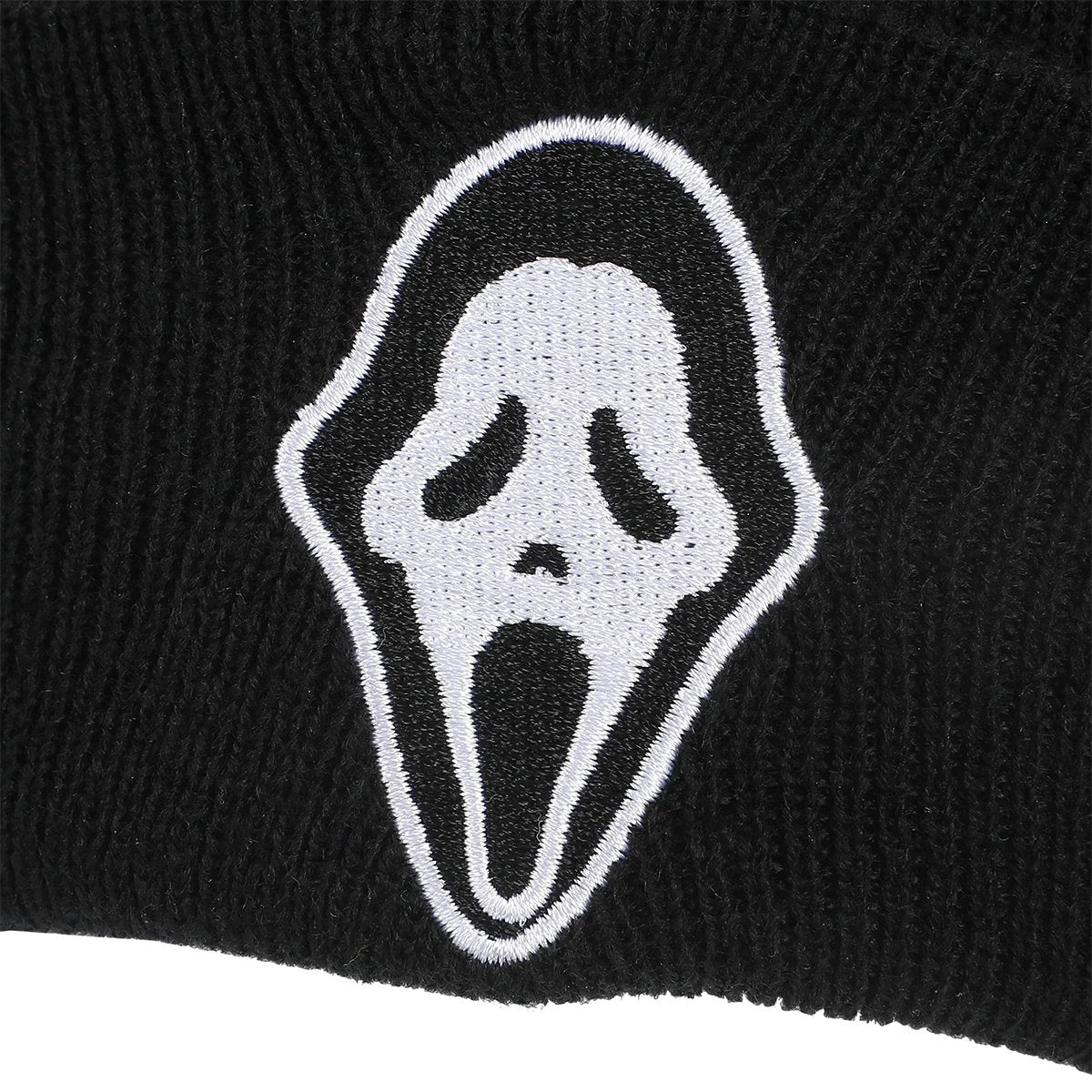 Ghostface Embroidered Logo Cuff Beanie
