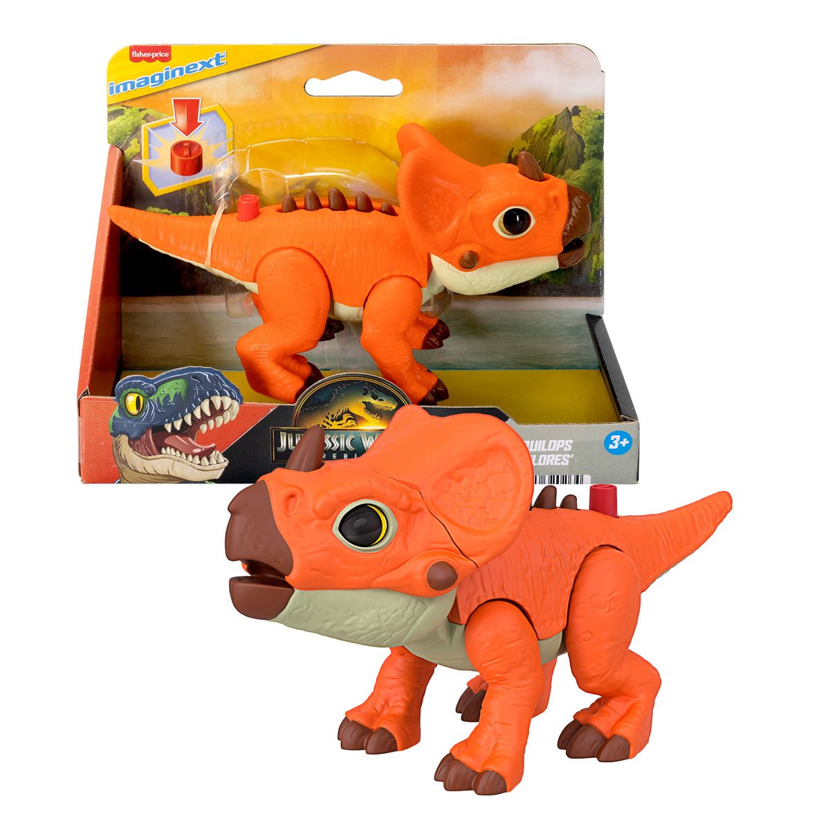 Jurassic World Imaginext Feature Dino Action Figure Case of 2