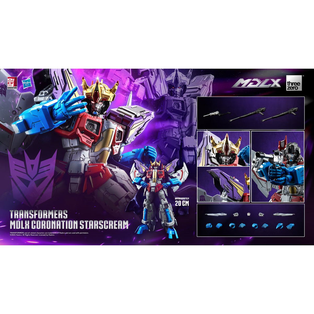 Transformers Coronation Starscream MDLX Action Figure