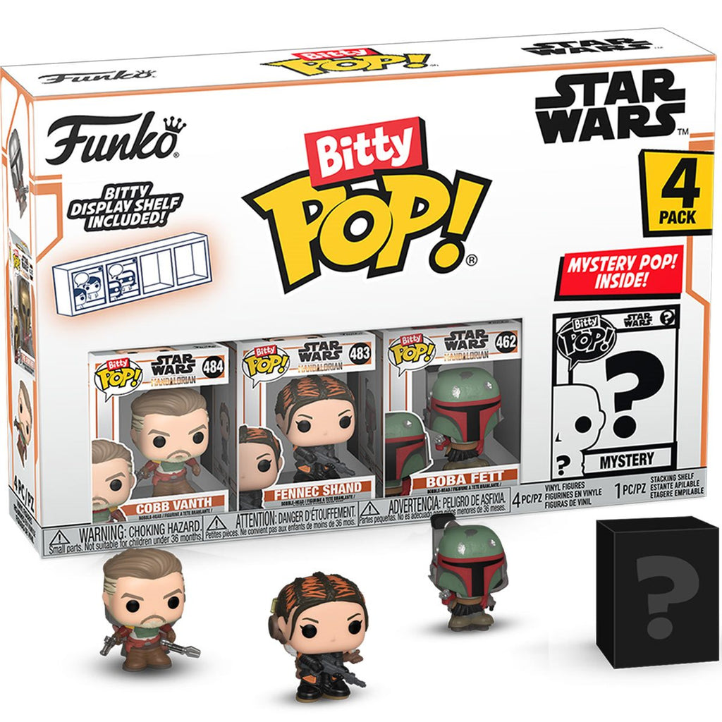 Star Wars: The Mandalorian Cobb Vanth Funko Bitty Pop! Mini-Figure 4-Pack