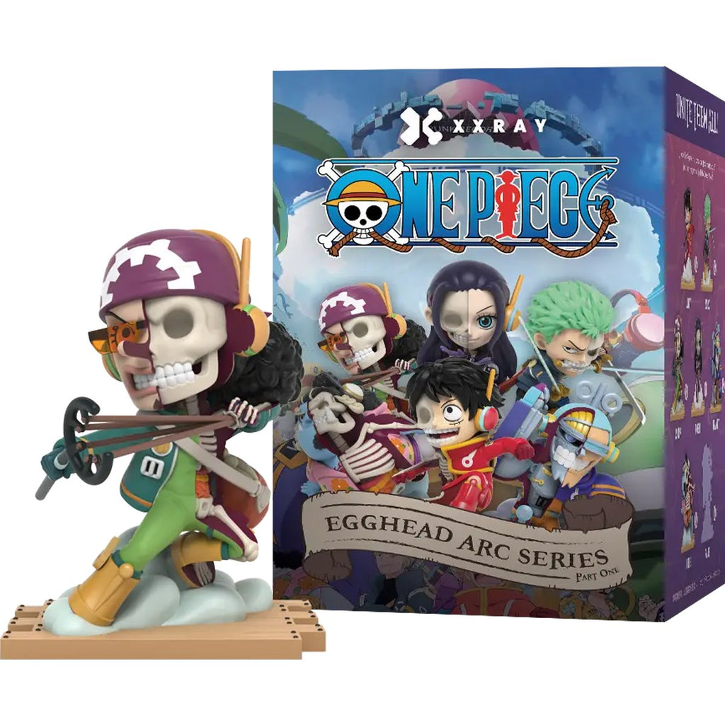 One Piece Series 9 Egghead Arc Edition Part 1 XXRAY Mini-Figure Display Tray of 6
