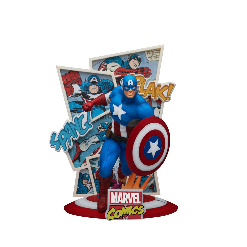 Marvel Comics 60th Anniversary Captain America DS-086 D-Stage Statue - Previews Exclusive