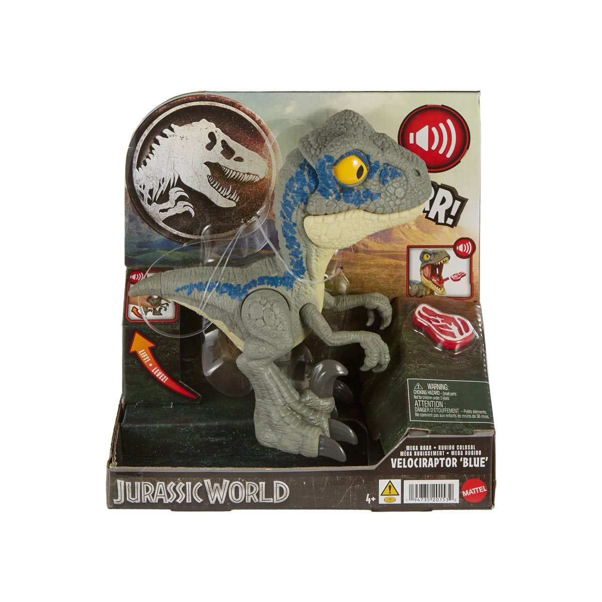 Jurassic World Mega Roar Dinosaur Case of 2