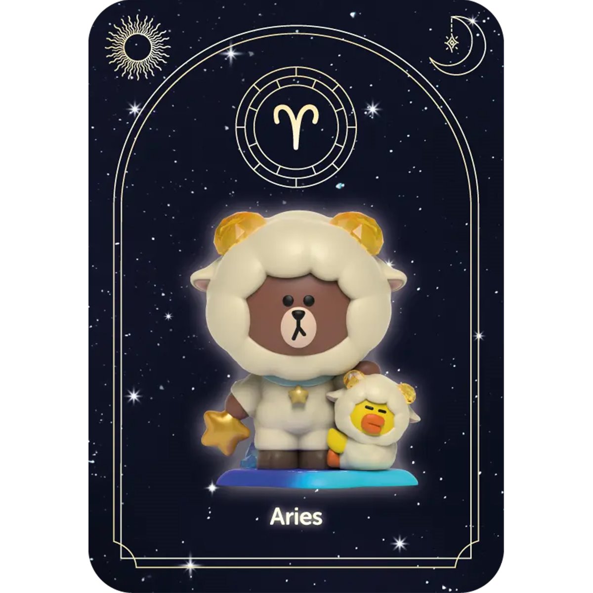 Line Friends x Kwistal Horoscope Series Primus Mini-Figure Display Tray of 6