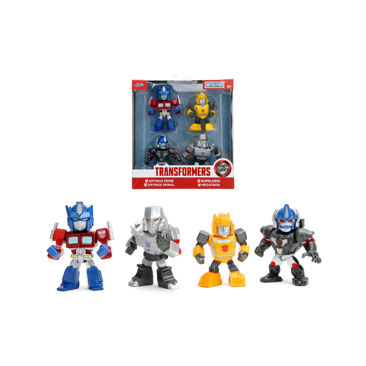Transformers MetalFigs 2 1/2-Inch Die-Cast Metal Mini-Figure 4-Pack