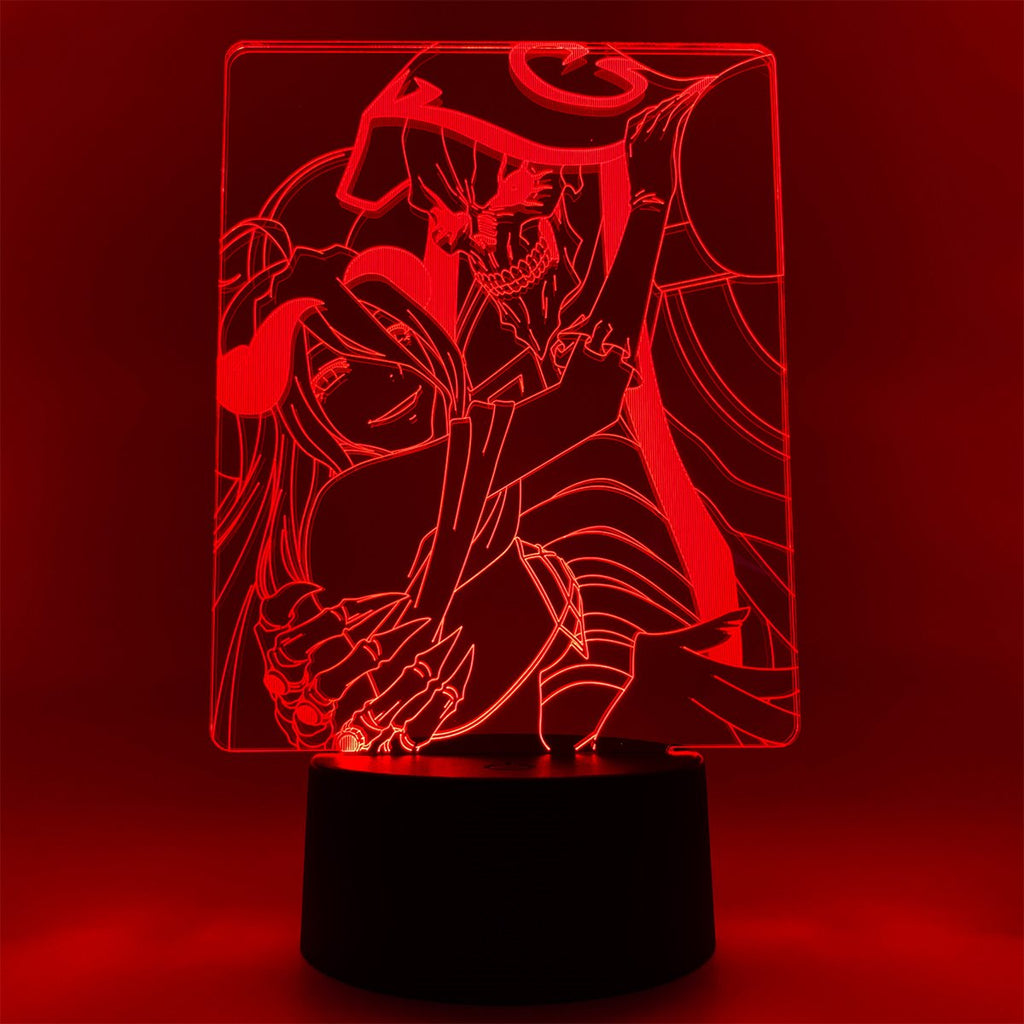 Overlord Ains Ooal Gown and Albedo Otaku Lamp