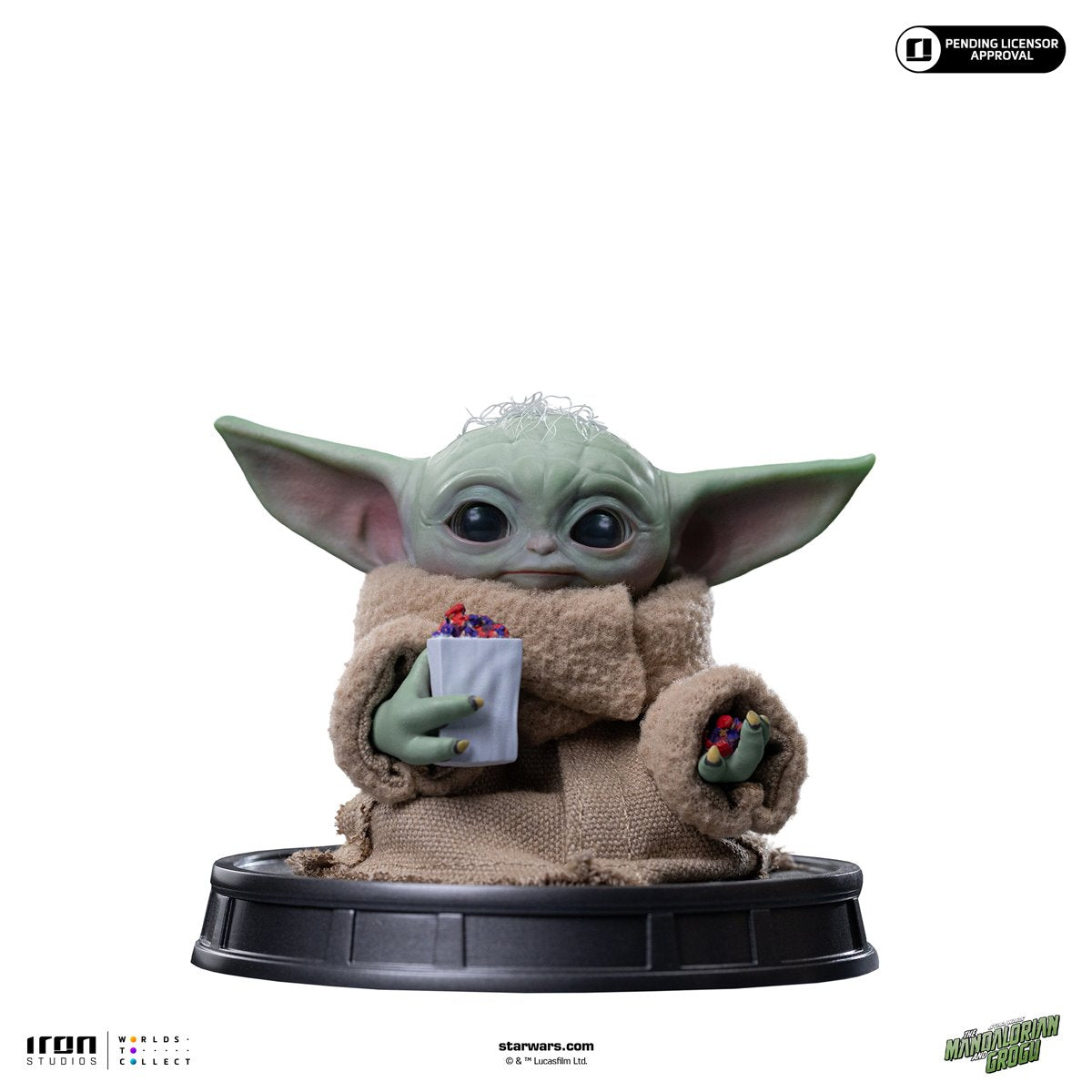 The Mandalorian and Grogu Movie Grogu Popcorn Time Limited Edition 1:4 Scale Statue